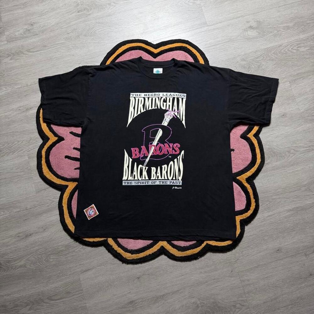 Vintage 90’s Negro Leagues Birmingham Black Barons Graphic Baseball T-shirt 2XL